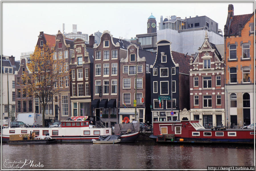 Танцующие дома :-) Амстердам, Нидерланды
