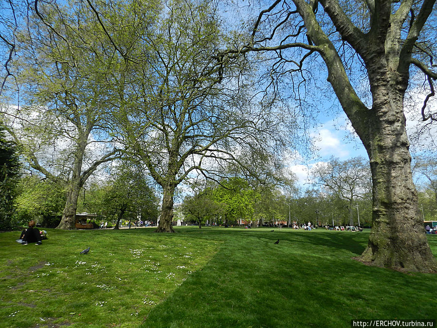 Сады и парки Лондона Лондон, Великобритания