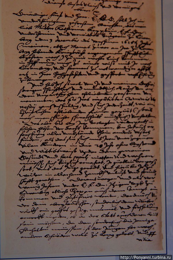 Автограф Йоханнеса Кеплера Автограф Йоханнеса Кеплера