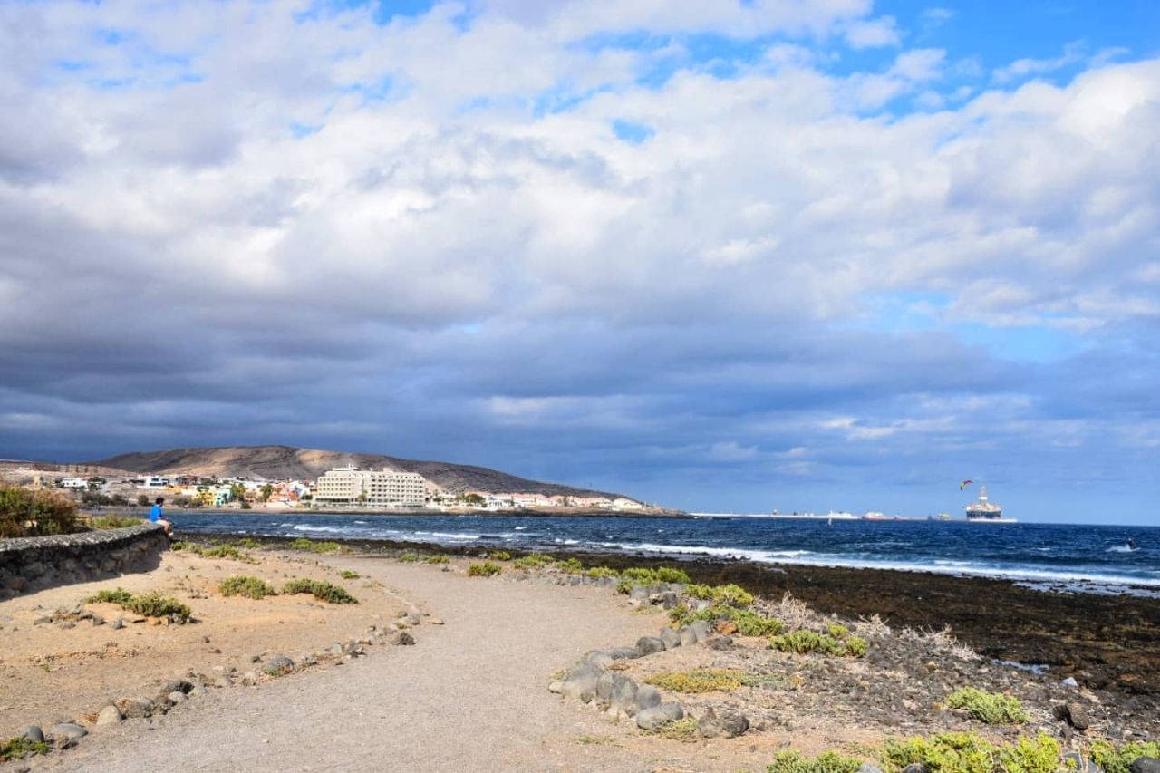 Самое ветренное место острова Тенерифе Эль-Медано, остров Тенерифе, Испания