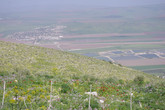 Внизу прекрасная панорама долины Изреэль