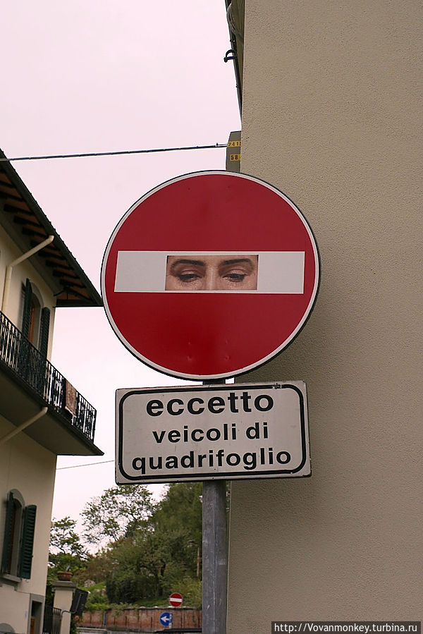Знаки, знаки, всюду знаки... Флоренция, Италия