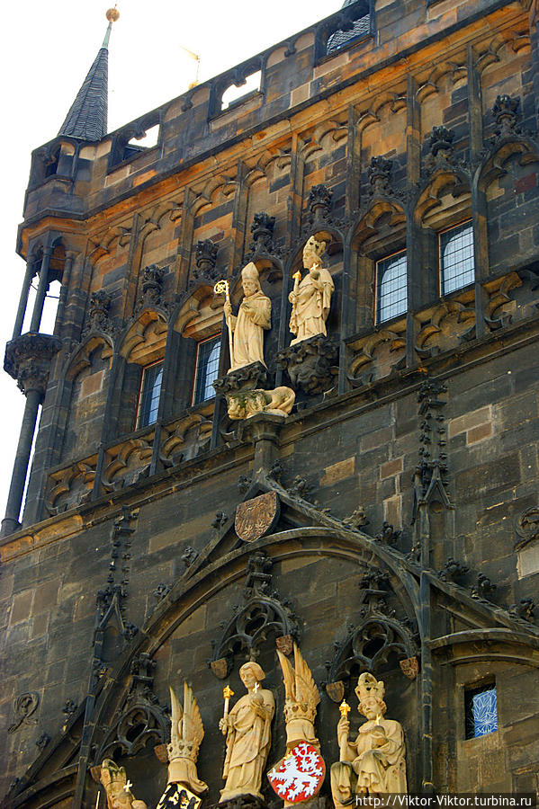 Староместская башня Карлова моста Прага, Чехия