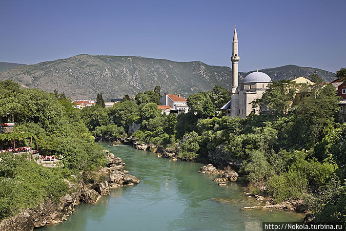 Река Неретва Мостар, Босния и Герцеговина