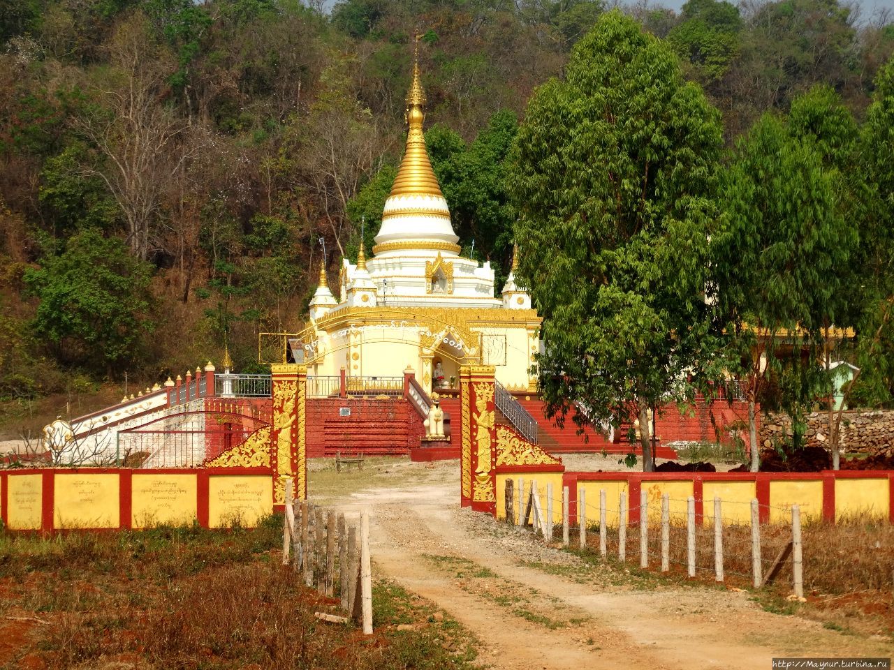 Мьянма.  Виадук Готейк Сипо, Мьянма