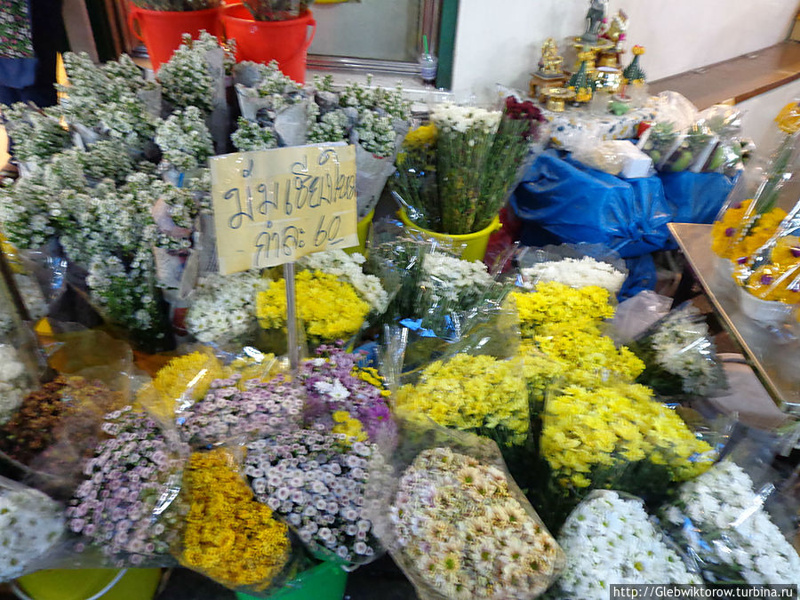 Бангкок. Цветочный базар. Бангкок, Таиланд