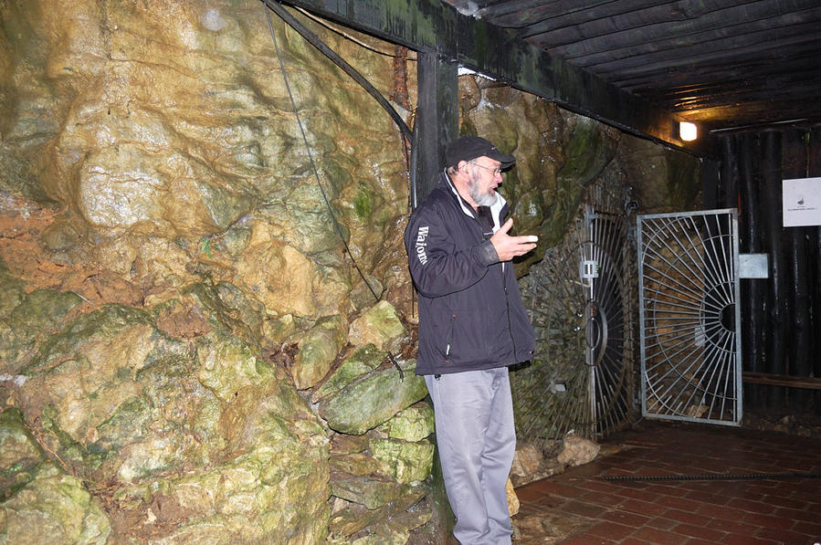 У входа в пещеру Ваитомо-Кейвс, Новая Зеландия