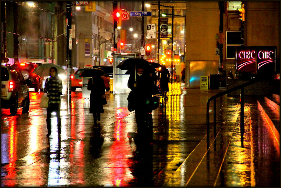 Дождливое настроение Торонто Торонто, Канада