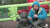 Мурманск. Кот Семён — копия мэра города Алексея Веллера