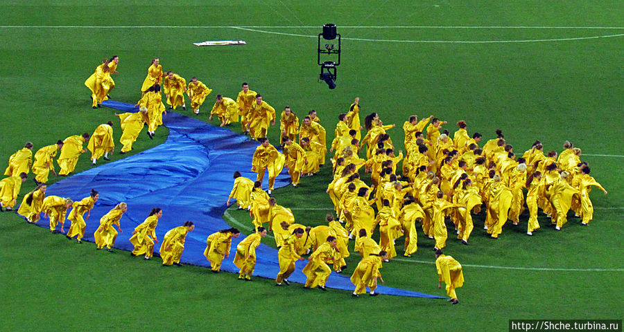 История ЕВРО-2012. Церемония открытия на Олимпийском в Киеве Киев, Украина