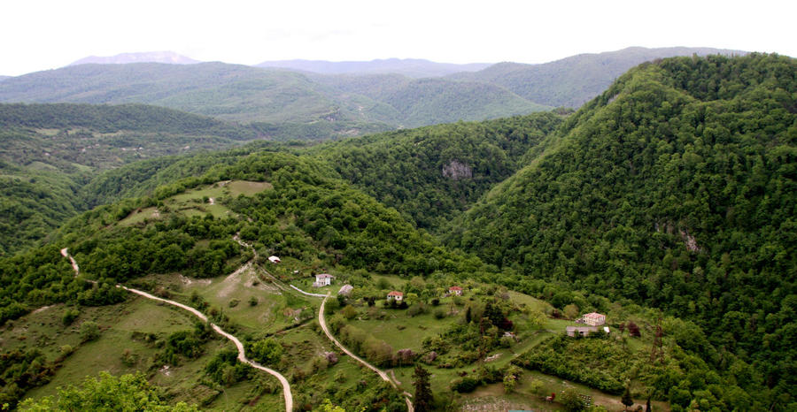 Пейзажи древней Анакопии Новый Афон, Абхазия