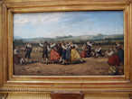 Деревенский праздник — картину написал Леонель Маркес Перейра — (1828 — 1892), чьи работы представляют живописные сцены, полные подробностей, и напоминают документальные фотографии