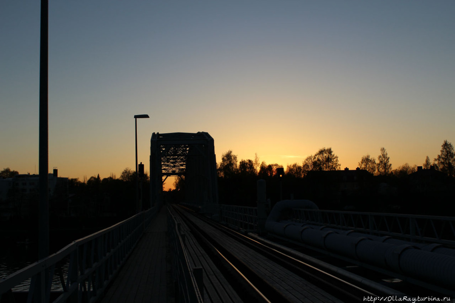 Разводной железнодорожный мост Савонлинна, Финляндия