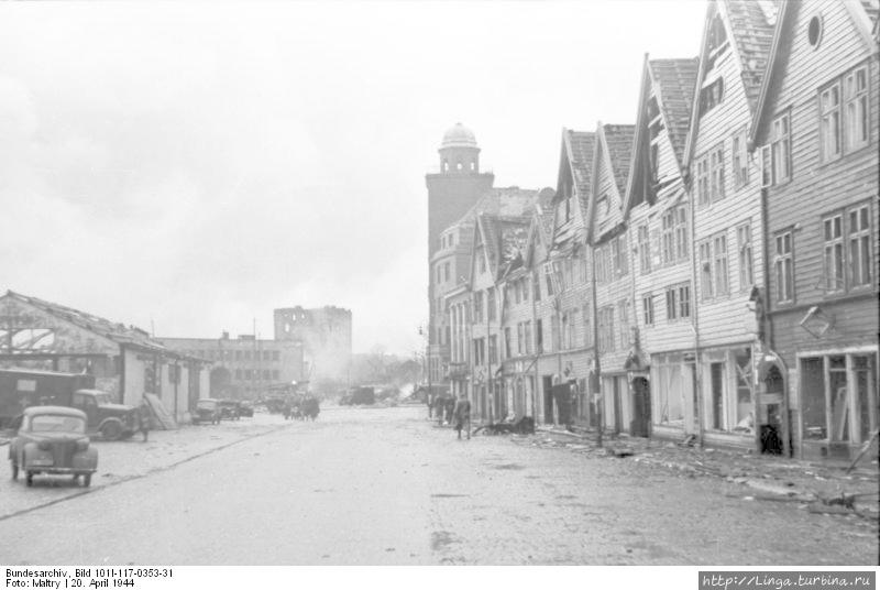 Взрыв 20 апреля 1944 года в Бергене Берген, Норвегия