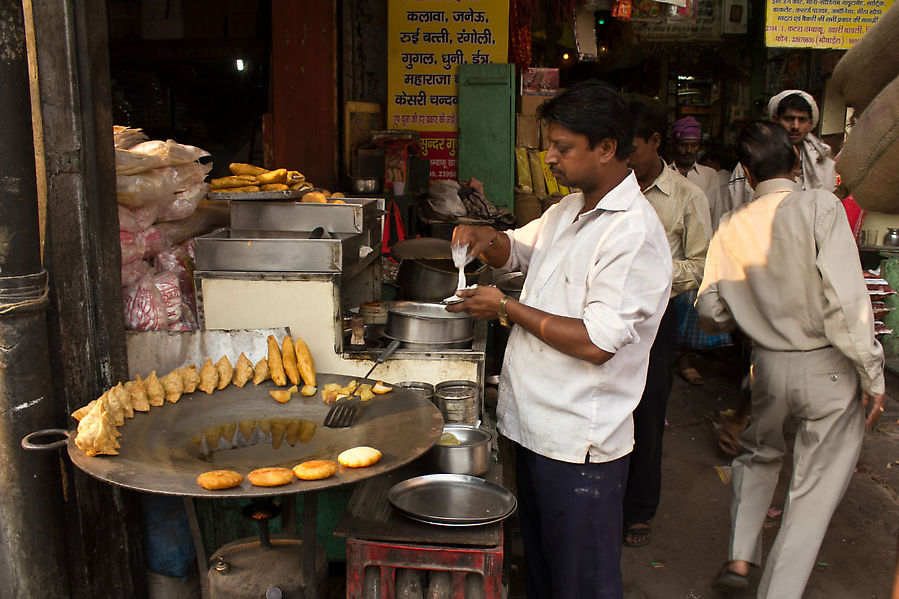 Дели: восточный базар Чандни Чоук Дели, Индия