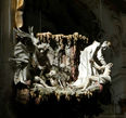 Деталь кафедры, скульптурная группа Воскрешение из мёртвых — пророчество Иезекииля, выполнена И.И.Кристианом в сотрудничестве с Й.М.Фойхтмайером в 1752-1756 г.г.