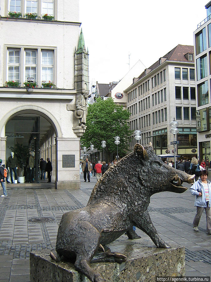 А это флорентийский кабанчик с Кауфингерштрассе А это флорентийский кабанчик с Кауфингерштрассе