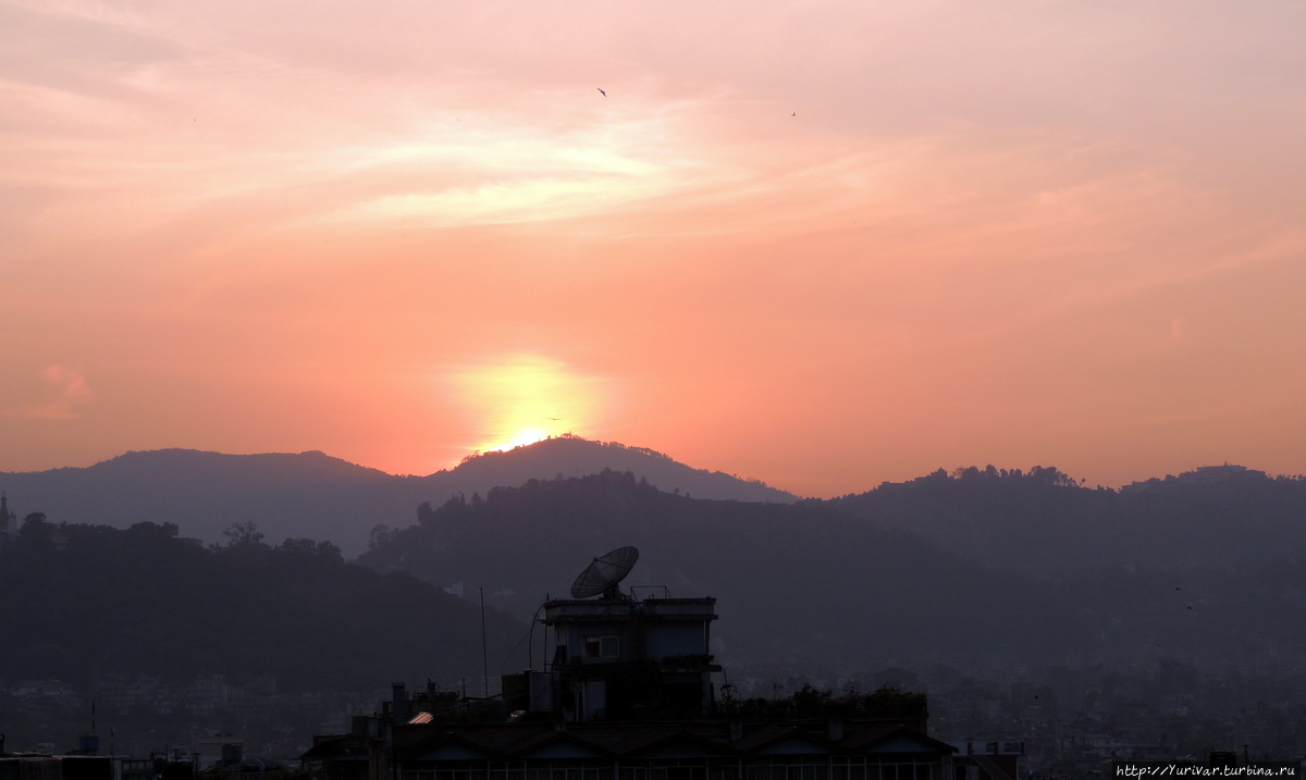 Непальские рассветы и закаты Катманду, Непал