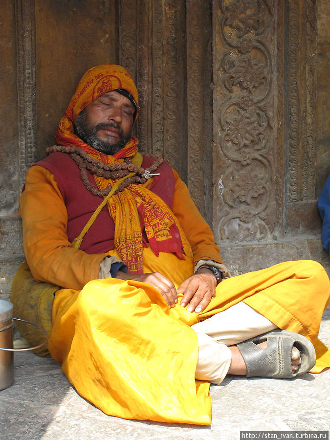 Отдых святого человека Катманду, Непал