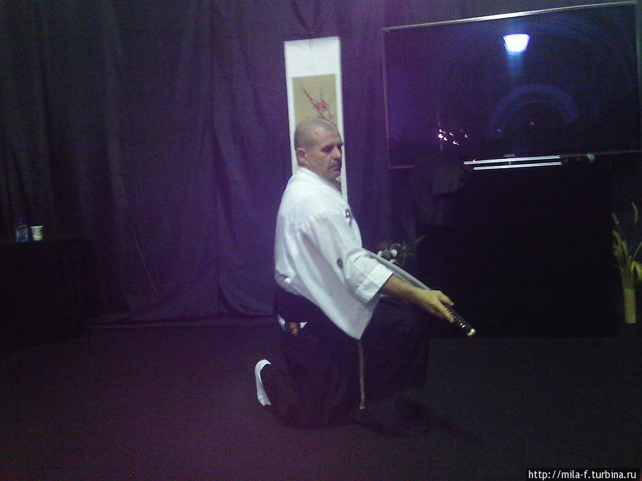 Демонстрация обращения с мечом. Санкт-Петербург, Россия Демонстрация обращения с мечом. Санкт-Петербург, Россия
