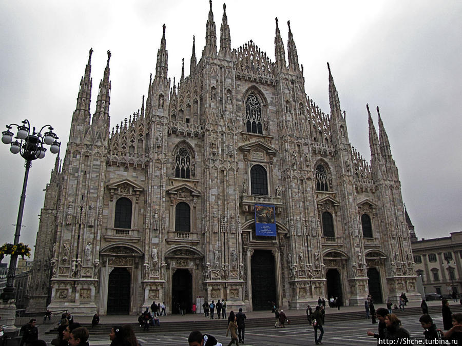 Два часа в центре Милана. Собор, пассаж и ... трамваи Милан, Италия