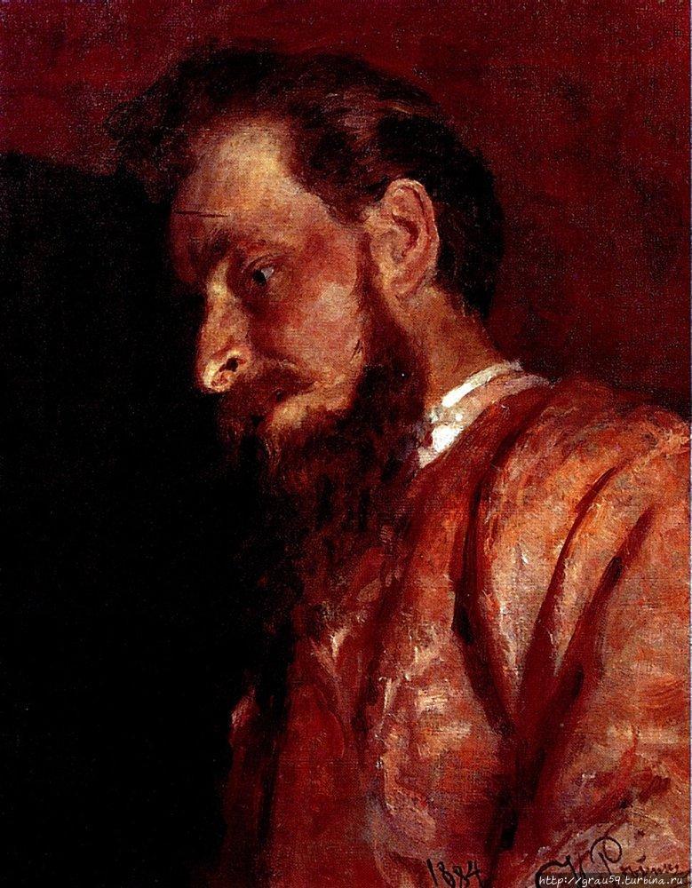 И.Е.Репин.Портрет В.К.Менка (1884) Москва, Россия