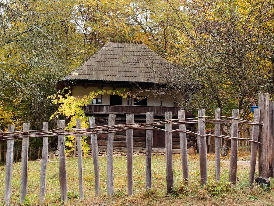 Осенняя Думбрава Сибиу, Румыния