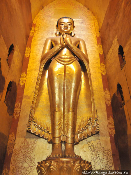 Храм Ананды в Багане. Фото из интернета Баган, Мьянма