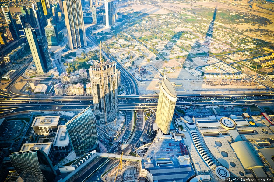 Дубай. С высоты 555 метров Дубай, ОАЭ
