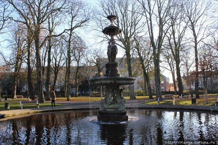 Парк Сен-Пьер с фонтаном 