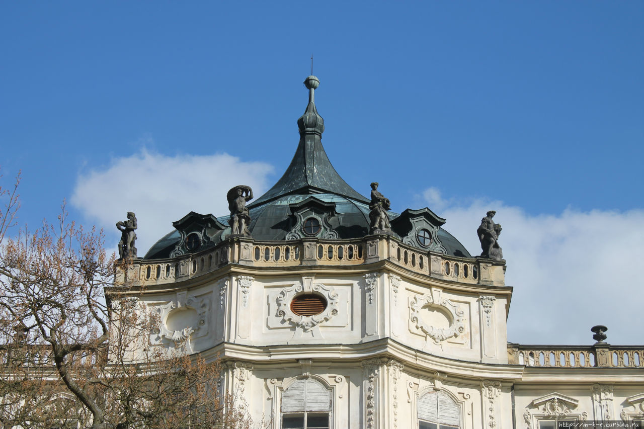 Замок Плосковице. Замок с павлинами Литомержице, Чехия