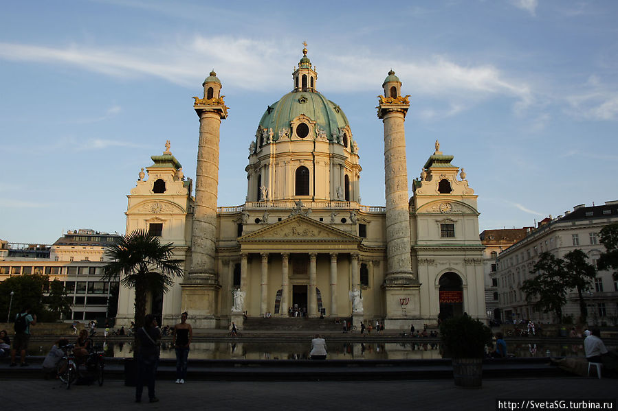 Церковь Карлскирхе Вена, Австрия