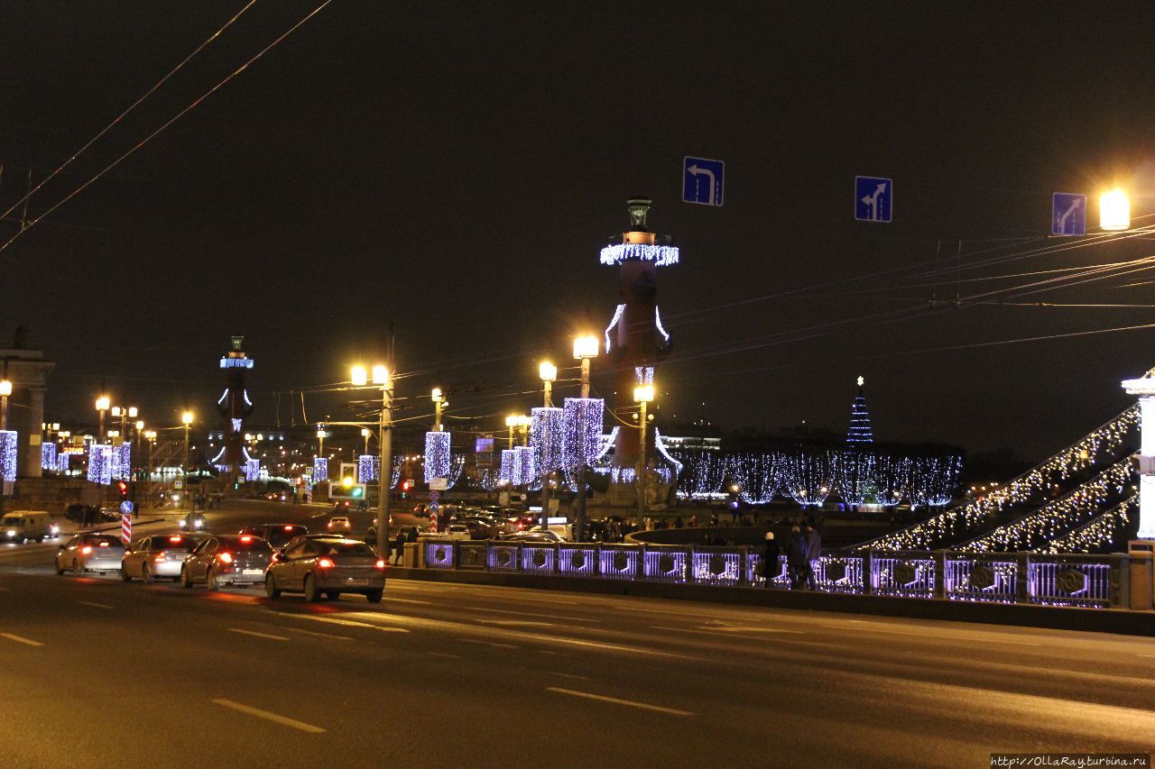 Санкт-Петербург: новогодний и ночной. Санкт-Петербург, Россия