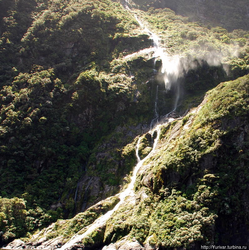 Новая Зеландия. Красоты фьорда Милфорд Саунд Фьордленд Национальный Парк, Новая Зеландия