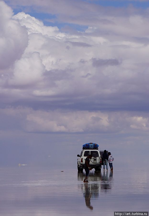 дорога в облака Уюни, Боливия