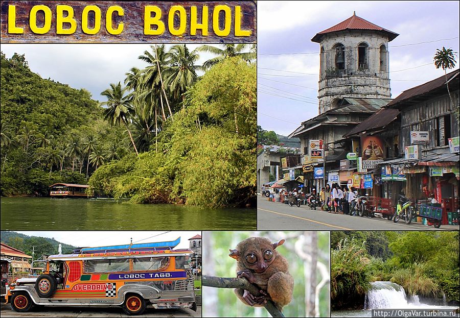 *Визитная карточка Лобока Остров Бохол, Филиппины