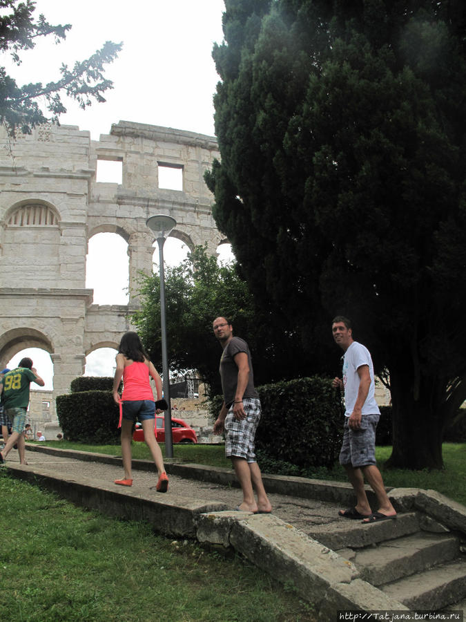 Замечетельная прогулка, Колизей, и вечная любовь Пула, Хорватия