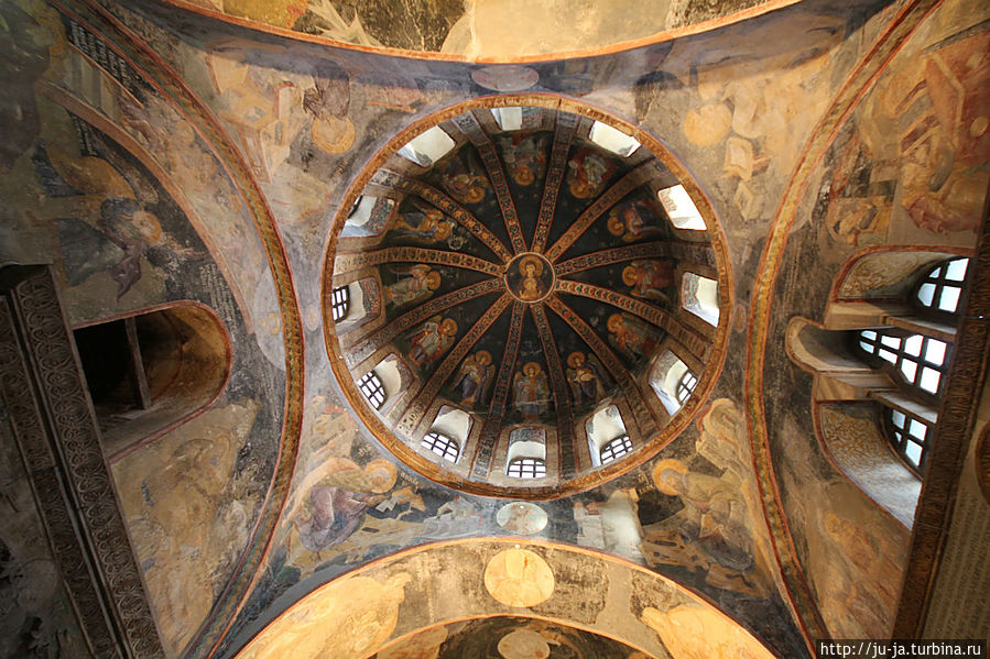 Величайшие фрески и мозаики Константинополя в музее Карие Стамбул, Турция
