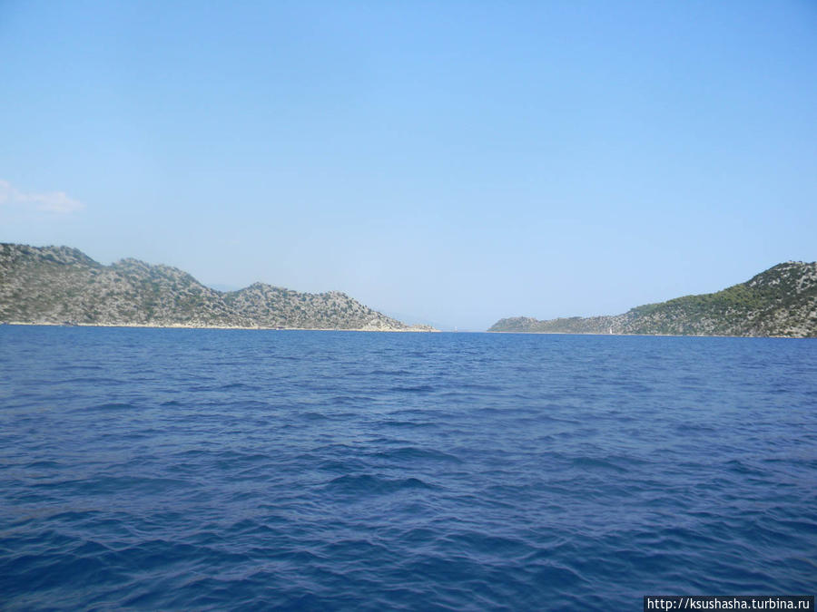 Про Атлантиду, Тельца и маленький катер Остров Кекова, Турция