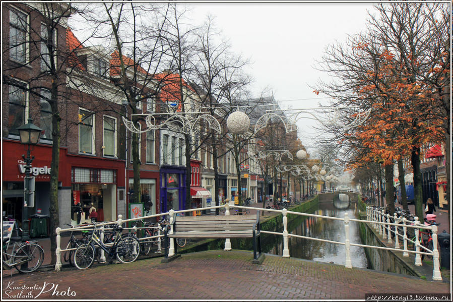 Таинственный и туманный Делфт Делфт, Нидерланды