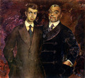 Филипп Андрееевич Малявин П.И.Харитоненко с сыном (1911)(Из Интернета)