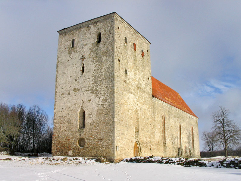 Церковь в 2006-м году Уезд Сааремаа, Эстония
