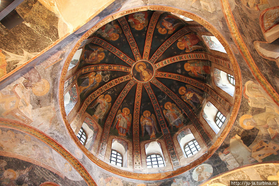 Величайшие фрески и мозаики Константинополя в музее Карие Стамбул, Турция