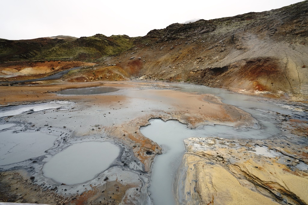 Геотермальное поле Сельтун Крисювик, Исландия