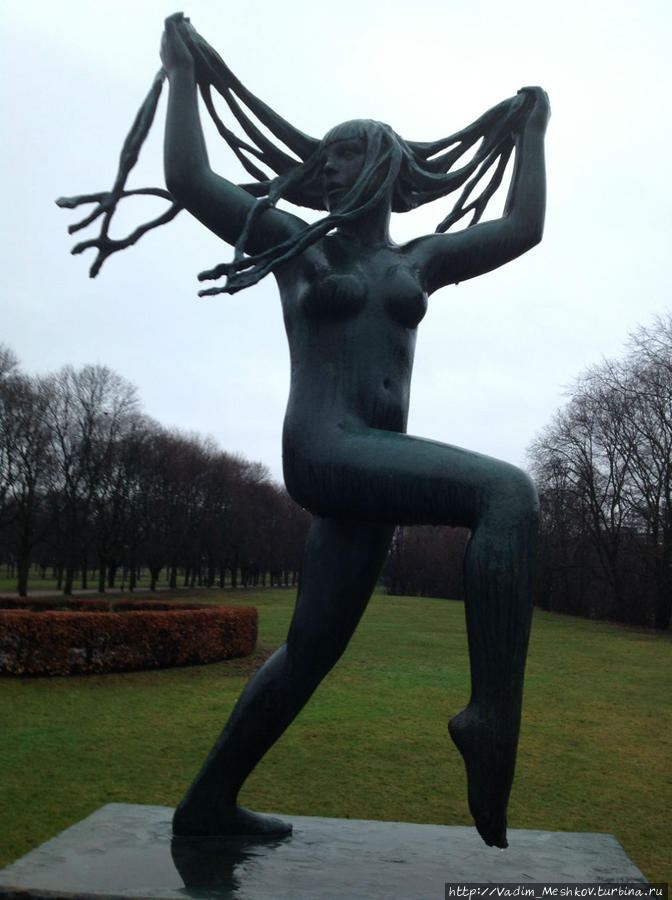В Парке скульптур Густава Вигеланда. Осло, Норвегия