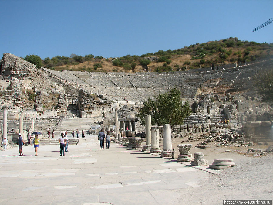 Дорога Адриана Эфес античный город, Турция