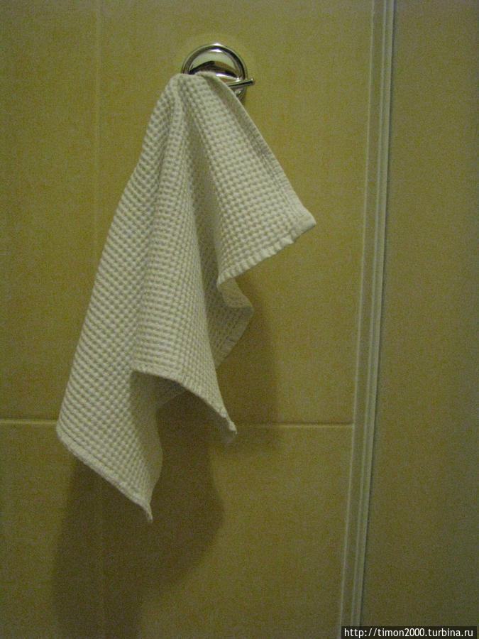 Истребованное на ресепшене полотенце (20х20 см) для лица Карлштейн, Чехия