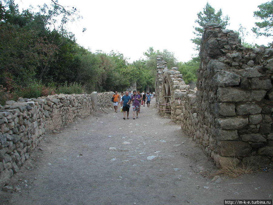 Улочки древнего городка Олимпос, Турция