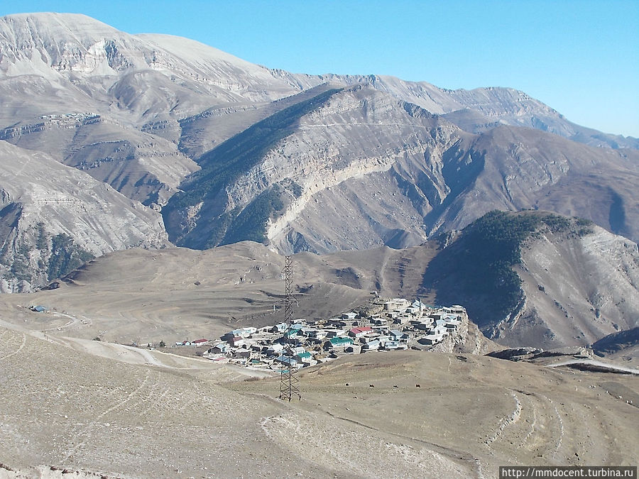 с.Данух, в левом верхнем углу — с.Артлух с.Данух, в левом верхнем углу — с.Артлух