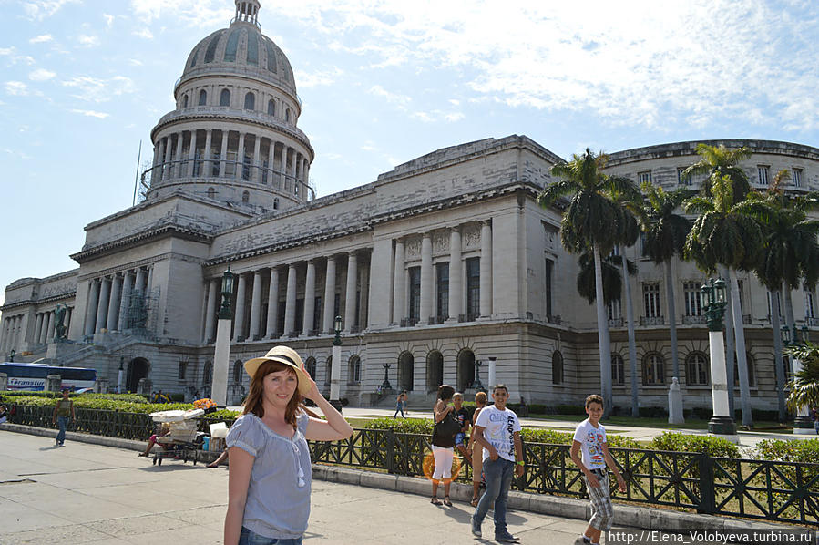 Гаванский Капитолий — точная копия Капитолия в США Варадеро, Куба